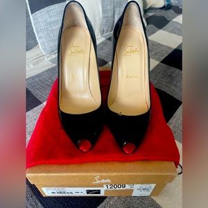 Christian Louboutin Tibur Patent Leather Stiletto Heel - 100mm